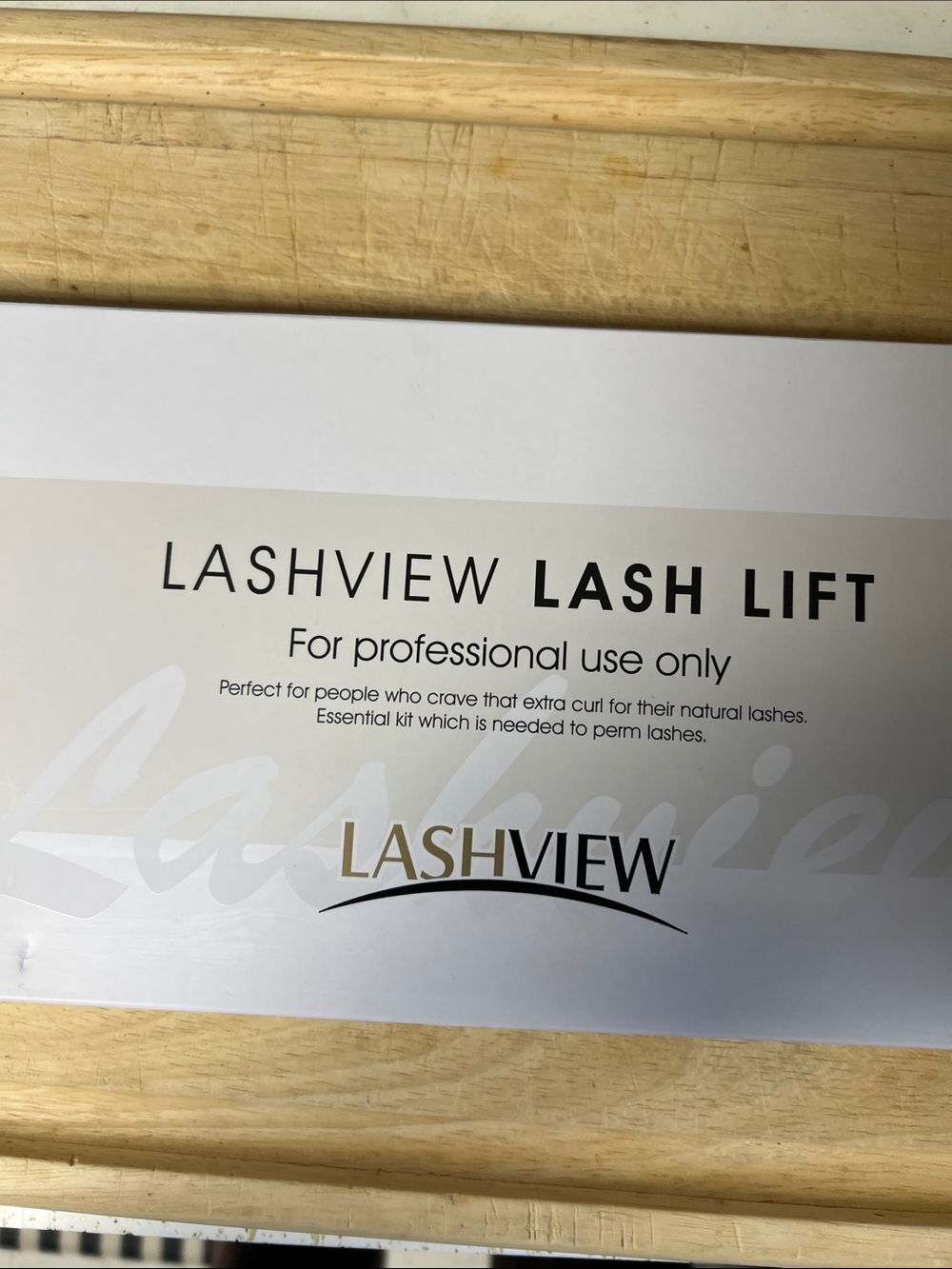 Lashview Lash Lift Kit - White & Gold Packaging